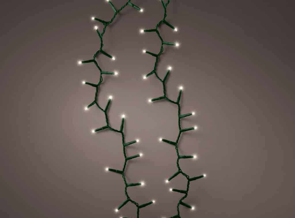 Warm White Compact 8Function LED Christmas Lights