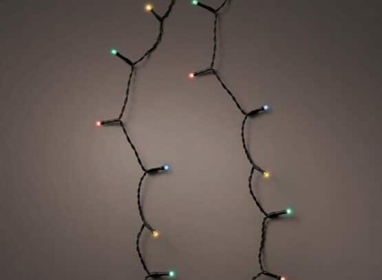 Durawise Multicoloured Battery Christmas Lights with Timer (Black Wire) Various Sizes - Christmas Lights For Sale Dublin