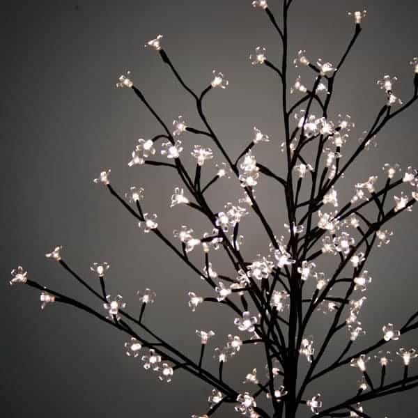 1 8m Led Delux Blossom Tree Ice White Lights Only Lightbox
