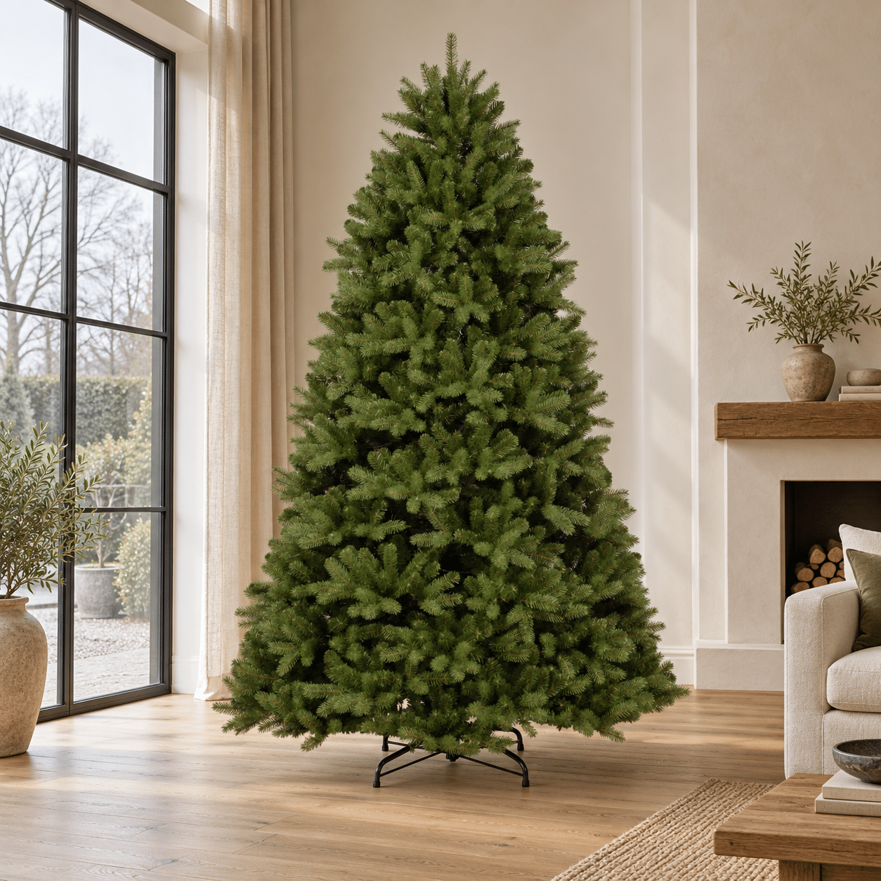 7.5ft Feel Real Newberry Spruce Artificial Christmas Tree