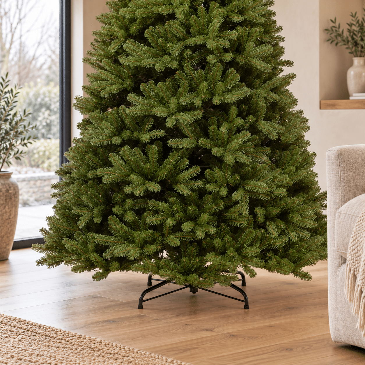 7.5ft Feel Real Newberry Spruce Artificial Christmas Tree - Image 2