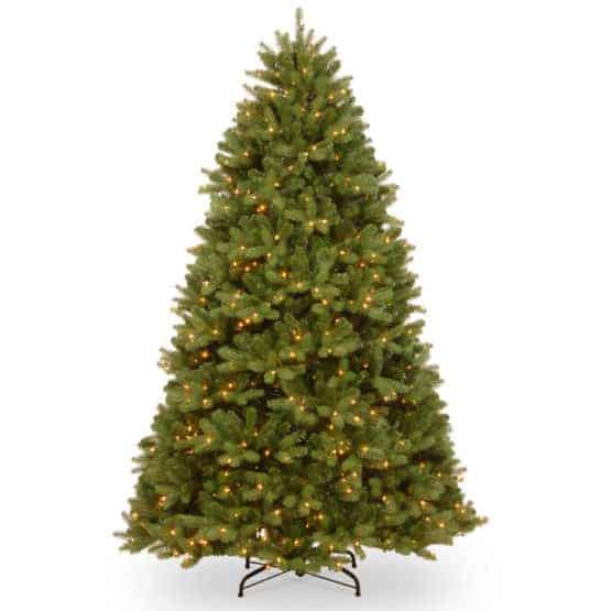 7.5ft, 9ft, 12ft Newberry Spruce Pre-Lit Artificial Christmas Tree For Sale Dublin Ireland