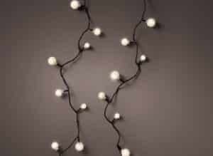 120 LED Warm White 3 Size Cherry Christmas Lights