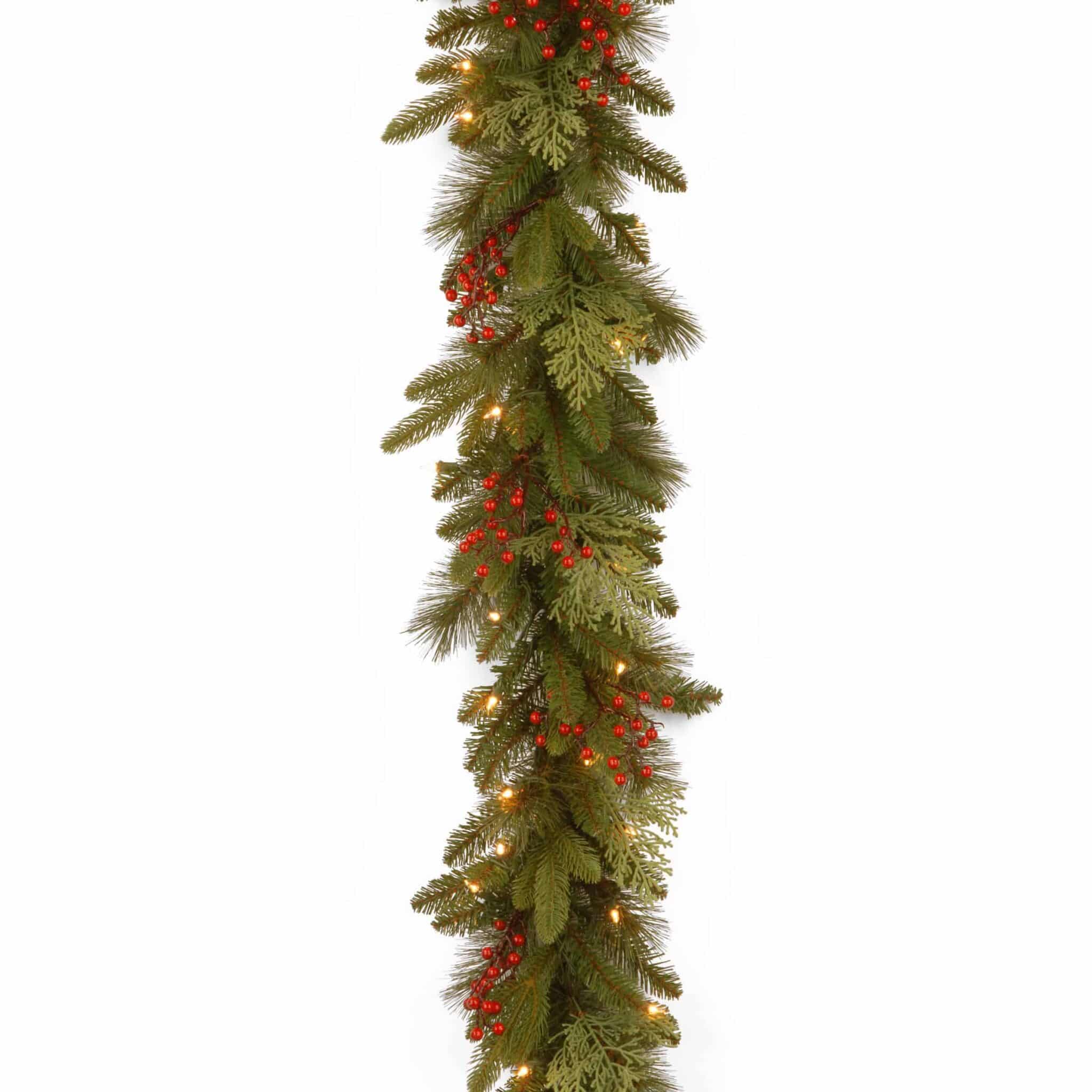 9-foot Feel Real Classical Collection Pre-Lit Christmas Garland - Christmas Garlands for Sale in Ireland