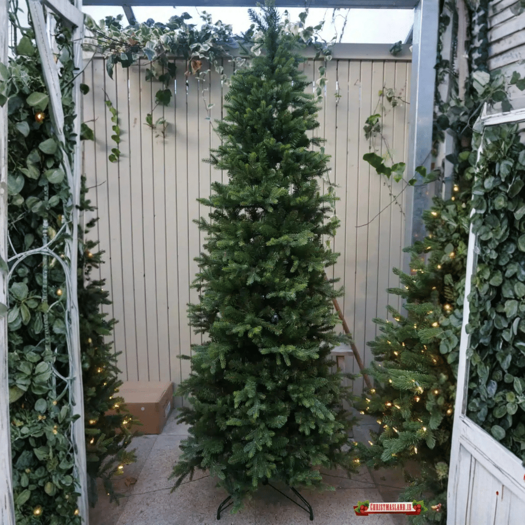 7.5ft Carrington Fir Slim Artificial Xmas tree for sale
