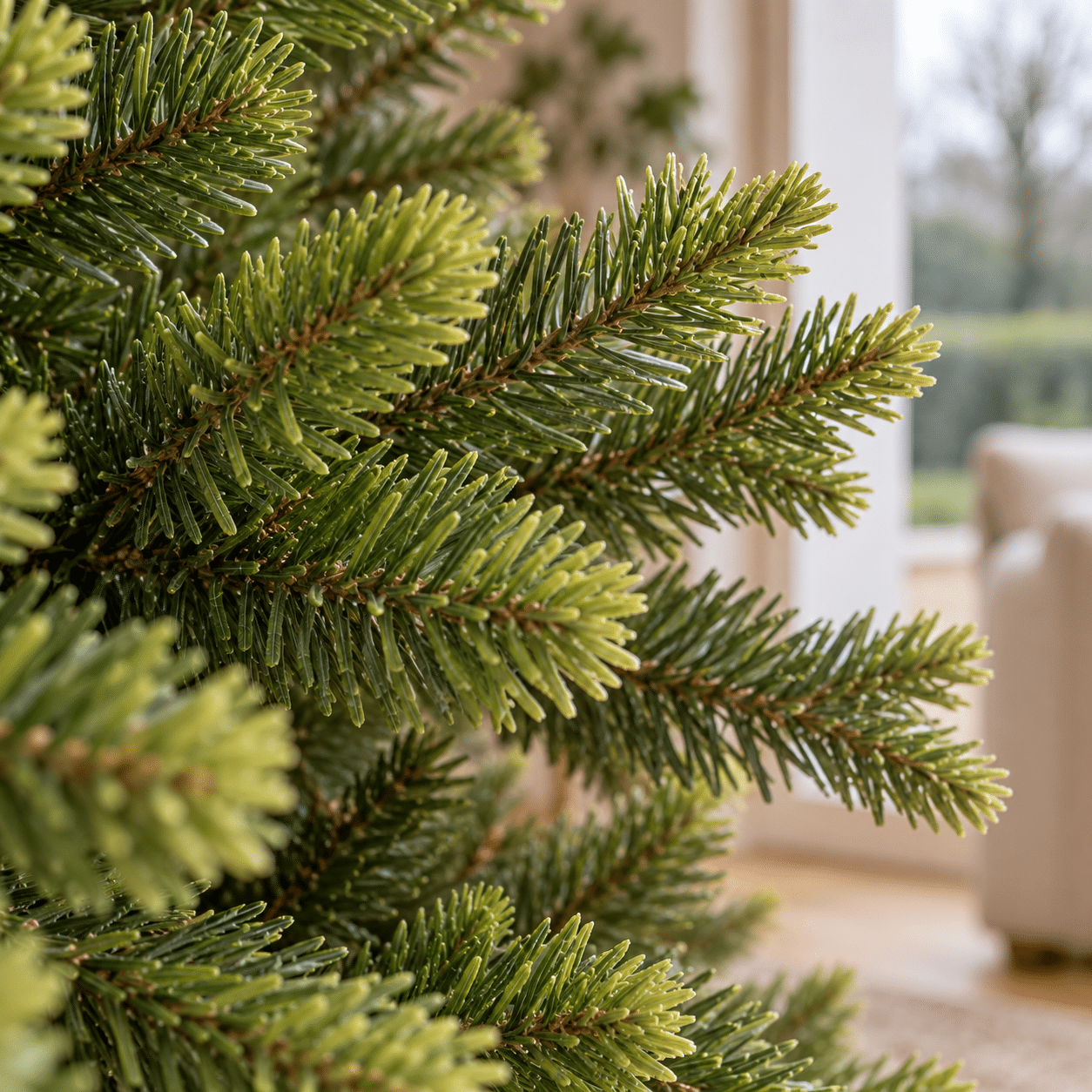 7.5ft Carrington Fir Slim Artificial Christmas Tree - Image 3