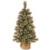 Glittery Bristle Pine Small Artificial Christmas Tree - Artificial Christmas Trees For Sale Dublin