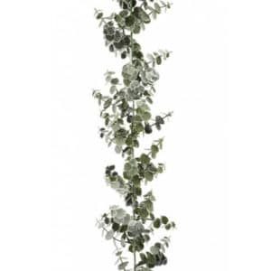 6ft Snowy Spiral Eucalyptus Christmas Garland