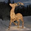 FDL Deer One Leg Up Reindeer - 3d Christmas Figures For Sale Dublin Ireland
