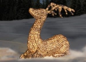 LED Sitting Baby Reindeer