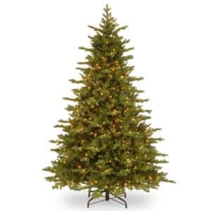 9ft Feel Real Vienna Fir Pre-Lit Artificial Christmas Tree