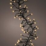 1512 LED Twinkle Cluster Christmas lights Warm White with Green Cable - Christmas Lights For Sale Dublin
