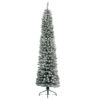 Snowy Pencil Pine Artificial Christmas Tree - Artificial Christmas Trees For Sale Dublin Ireland