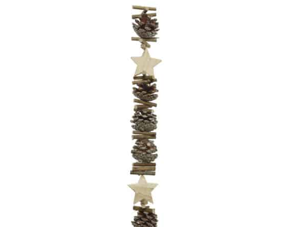 4ft Pine Cone Christmas Christmas Garland With Stars - Christmas Garlands For Sale Dublin Ireland