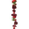 5ft Red Pinecone Christmas Garland With Pine - Christmas Garlands Dublin