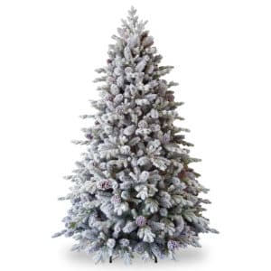 7.5ft Feel Real Snowy Waterford Pine Artificial Christmas Tree