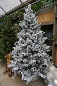 Snowy Waterford Pine Artificial Christmas Tree Tips - Christmas Trees For Sale Dublin Ireland