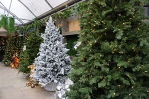 Snowy Waterford Pine Artificial Christmas Tree Tips - Christmas Trees For Sale Dublin Ireland