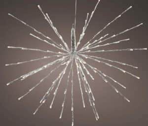 Polestar Silver Flashing LED Christmas Light 45cm