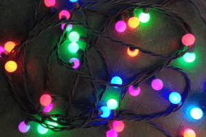 50 Extendable Outdoor XP LED Berry Multi-Coloured Berry Christmas Lights