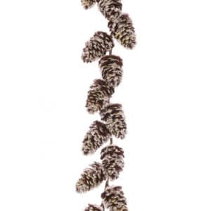 5ft Iced Pinecone Christmas Garland