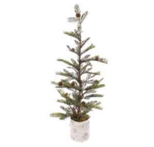 2.5ft Pinecone Mini Artificial Christmas Tree In Scandi Pot