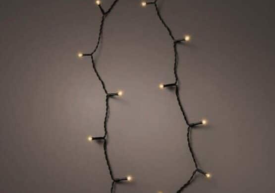 192 Durawise Classic Warm White Battery Christmas Lights with Timer (Black Wire) - Christmas Lights For Sale Dublin