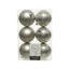 Misty Grey Shatterproof Baubles - Christmas Decorations For Sale Dublin