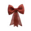 Christmas Bow Red Glitter Small - Christmas Decorations For Sale Dublin