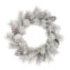 Flocked Pinecone Christmas Wreath - Christmas Wreaths For Sale Dublin