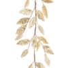 6ft Metallic Gold Leaf Christmas Garland - Xmas Garlands For Sale Dublin