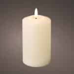 LED White Wax Church Candle Medium - LED Candles For Sale Dublin