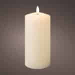 LED White Wax Church Candle Large - LED Candles For Sale Dublin