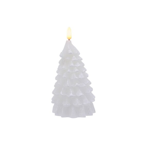 LED White Wax Tree Chandle - Christmas Decorations For Sale Dublin