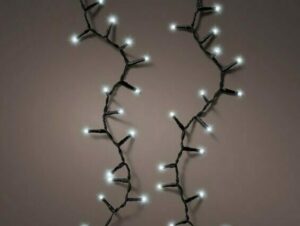 600 Durawise XL Compact Twinkle Battery Christmas Lights Cool White