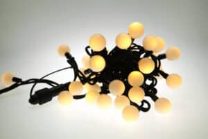 50 Extendable Outdoor XP LED Warm White Berry Christmas Lights