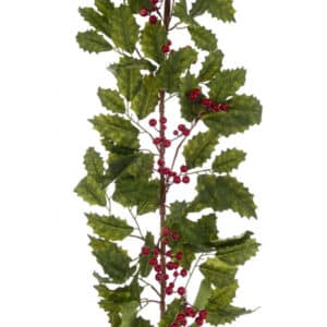 5ft Holly Berry Christmas Garland