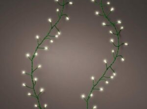 960 Micro LED Compact Twinkle Christmas Lights Warm White Green Wire