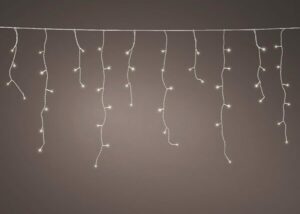 LEDs Connect Icicle Christmas Lights Warm White