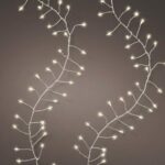 Micro LED 960 Compact Twinkle Lights Warm White Silver Wire - Christmas Lights For Sale Dublin