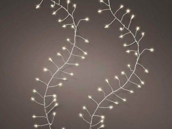 Micro LED 960 Compact Twinkle Lights Warm White Silver Wire - Christmas Lights For Sale Dublin