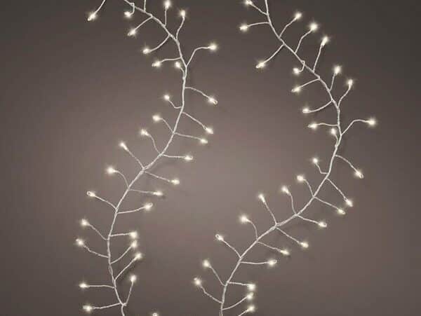 Micro LED 960 Compact Twinkle Lights Warm White Silver Wire - Christmas Lights For Sale Dublin