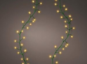 960 Micro LED Compact Twinkle Christmas Lights Classic Warm Green Wire