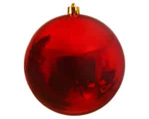 25cm Red Christmas Bauble