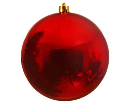 Christmas Bauble Red Large - Christmas Tree Decorations For Sale Dublin