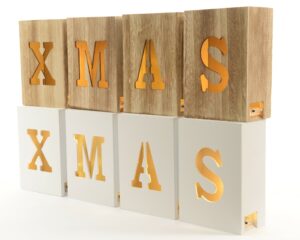 LED Wood XMAS Signs *Online Only*
