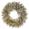 Glittery Bristle Christmas Wreath with 400 LED Lights - Christmas Decorations for Sale Dublin