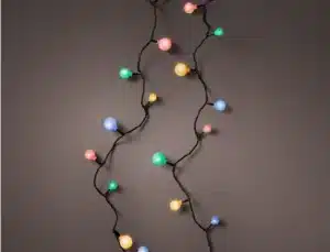 120 LED Multicolour Three Size Cherry Christmas Lights