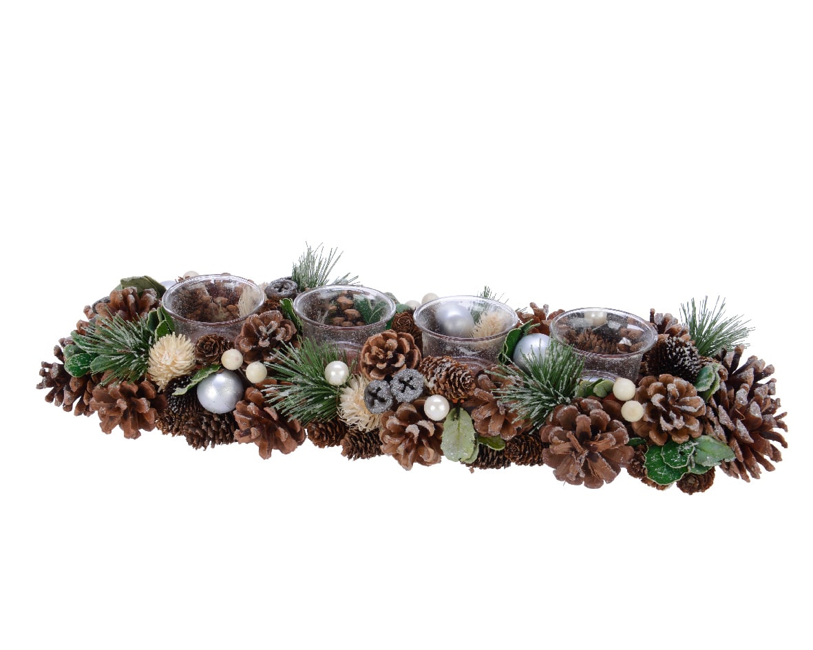 Pinecone Tealight Candle Holder - Christmas Decorations for sale Dublin