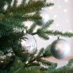 Silver Shatterproof Christmas Baubles (Pack Of Four) - Christmas Decorations For Sale Dublin